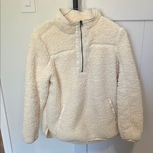 Cozy Cream Sherpa Pullover